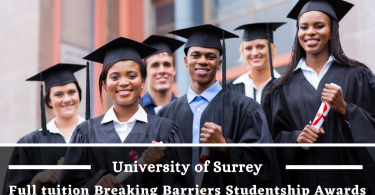 Apply for Breaking Barrier Studentship Awards