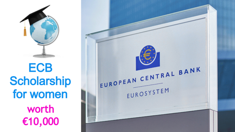 Apply for European Central Bank ECB Scholarship For Women In Europe