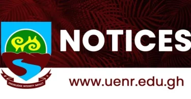 How to Complete UENR Undergraduate Admission Forms