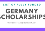 fully funded scholarship in germany